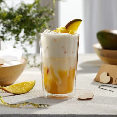 photo du Café latte soja mangue