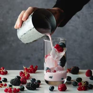 photo du Iced latte fraise coco